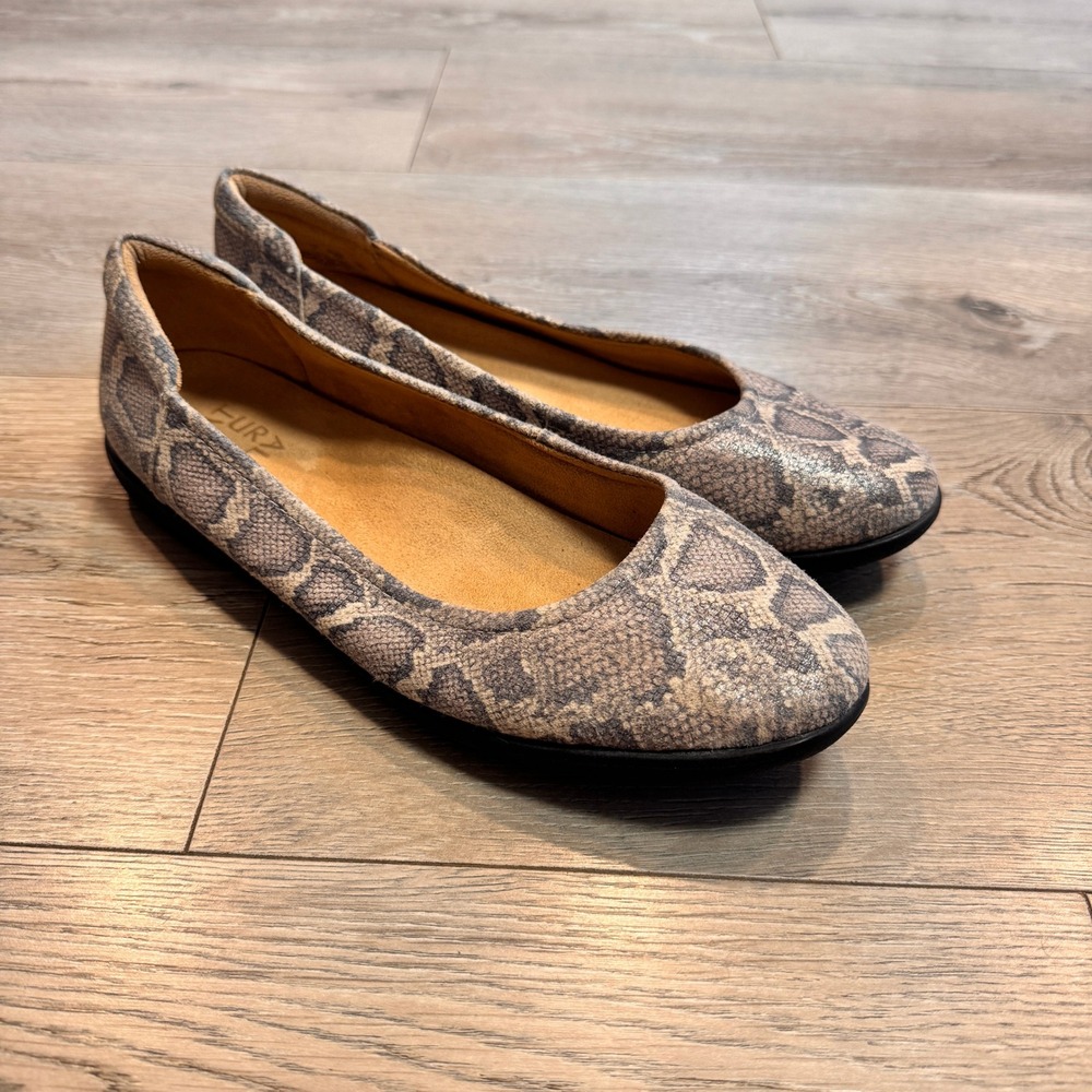 Naturalizer Snake Print Flats